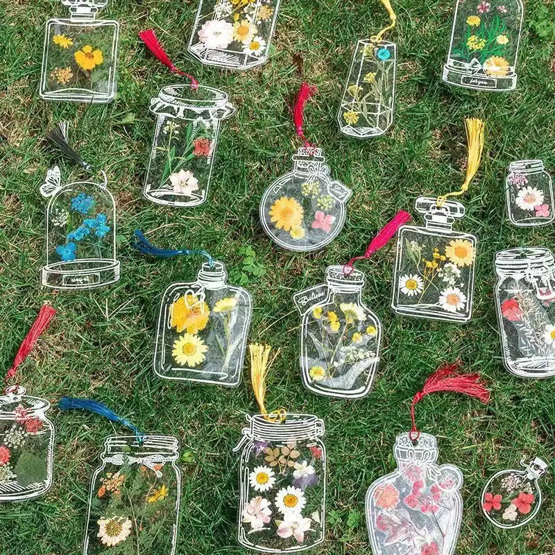Kit para Hacer Marcapáginas de Flores Secas DIY