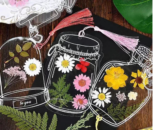 Kit para Hacer Marcapáginas de Flores Secas DIY